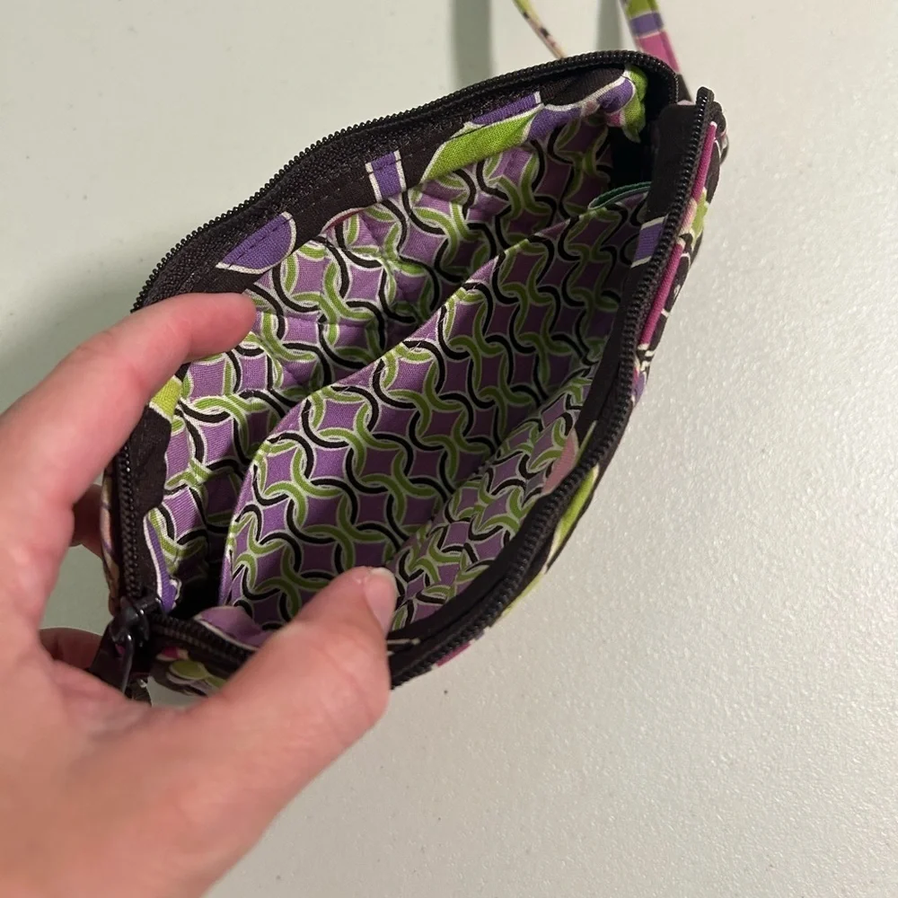 Vera Bradley Purple Punch Wristlet Wallet